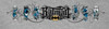 Image Closeup for Batman T-Shirt - Skateboard Bats Logo