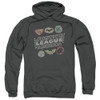 Image for Justice League of America Hoodie - Symbols