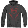 Image for Justice League of America Heather Hoodie - Superboy