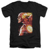 Image for Justice League of America V Neck T-Shirt - Speed Head