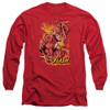 Image for Justice League of America Long Sleeve Shirt - Flash Lightning