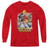 Image for Justice League of America Wonder Woman Youth Long Sleeve T-Shirt