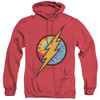 Image for Justice League of America Heather Hoodie - Tie Dye Flash Logo