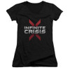 Image for DC Infinite Crisis Girls V Neck - Logo