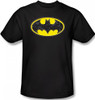 Image Closeup for Batman T-Shirt - Bats in Logo