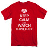 Image for I Love Lucy T-Shirt - Keep Calm and Watch