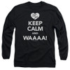 Image for I Love Lucy Long Sleeve T-Shirt - Keep Calm and Waaa
