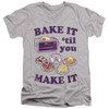 Image for Easy Bake Oven T-Shirt - V Neck - Bake It Till You Make It