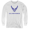 Image for U.S. Air Force Youth Long Sleeve T-Shirt - Distressed Logo