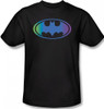 Image Closeup for Batman T-Shirt - Gradient Bat Logo