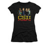 CSI Miami Girls T-Shirt - The Cast in Black