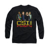 CSI Miami Long Sleeve T-Shirt - The Cast in Black