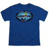 Image for Survivor Youth T-Shirt - Blue Burst