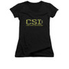 CSI Miami Girls V Neck T-Shirt - Collage Logo