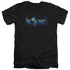 Image for The Amazing Race V-Neck T-Shirt Faded Globe