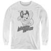 Image for Mighty Mouse Youth Long Sleeve T-Shirt - Mighty Sketch