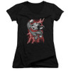 Image for Mighty Mouse Girls V Neck T-Shirt - Mighty Storm