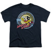 Image for Mighty Mouse Youth T-Shirt - Planet Cheese