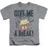 Image for Mighty Mouse Kids T-Shirt - Give Me A Break 