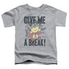 Image for Mighty Mouse Toddler T-Shirt - Give Me A Break