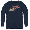 Image for Mighty Mouse Youth Long Sleeve T-Shirt - Mighty Retro