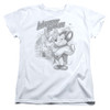 Image for Mighty Mouse Woman's T-Shirt - Protect And Serve