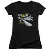 Image for Dexters Laboratory Girls V Neck T-Shirt - Robo Dex