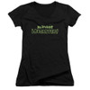 Image for Dexters Laboratory Girls V Neck T-Shirt - Dexter's Logo