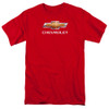 Image for Chevy T-Shirt - Red Chevy Bowtie Stacked