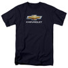Image for Chevy T-Shirt - Navy Chevy Bowtie Stacked