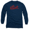 Image for Chevy Long Sleeve T-Shirt - Chevrolet Script DIstressed