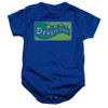 Image for Dragon Tales Baby Creeper - Logo Clean on Royal Blue