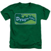 Image for Dragon Tales Kids T-Shirt - Logo Clean on Kelly Green