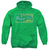 Image for Dragon Tales Hoodie - Logo Distressed on Kelly Green