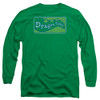 Image for Dragon Tales Long Sleeve T-Shirt - Logo Distressed on Kelly Green
