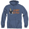 Image for Johnny Bravo Heather Hoodie - Johnny Logo
