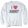 Image for Johnny Bravo Crewneck - I Heart Johnny