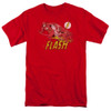 Image for Flash T-Shirt - Crimson Comet on Red