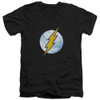 Image for Flash V-Neck T-Shirt Flash Neon Distress Logo
