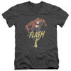 Image for Flash V-Neck T-Shirt Desaturated Flash