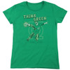 Image for Green Lantern Woman's T-Shirt - Think Green