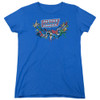 Image for Justice League of America Woman's T-Shirt - Here They Come