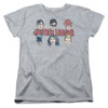 Image for Justice League of America Woman's T-Shirt - Justice Lineup