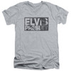 Image for Elvis Presley V-Neck T-Shirt Block Letters