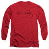 Image for Elvis Presley Long Sleeve T-Shirt - Signature Sketch