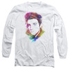 Image for Elvis Presley Long Sleeve T-Shirt - Watercolor King