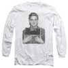 Image for Elvis Presley Long Sleeve T-Shirt - Army Mug Shot