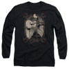 Image for Elvis Presley Long Sleeve T-Shirt - Elvis Pinstripes