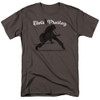 Image for Elvis Presley T-Shirt - Overprint on Charcoal