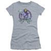 Image for Masters of the Universe Girls T-Shirt - Skeletor on Grey